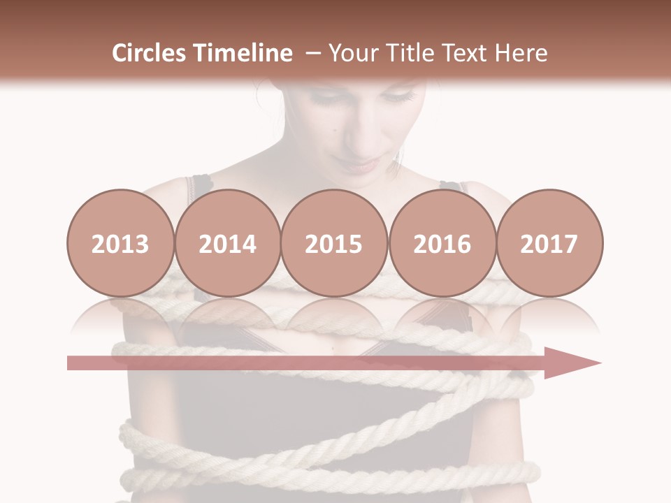 Feminine Unintentional Toil PowerPoint Template