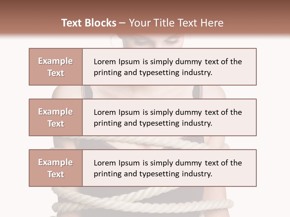 Feminine Unintentional Toil PowerPoint Template