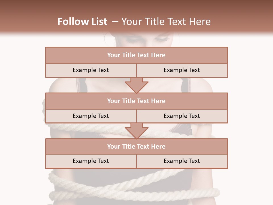 Feminine Unintentional Toil PowerPoint Template