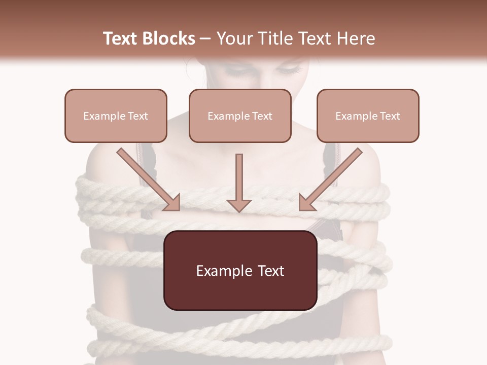 Feminine Unintentional Toil PowerPoint Template
