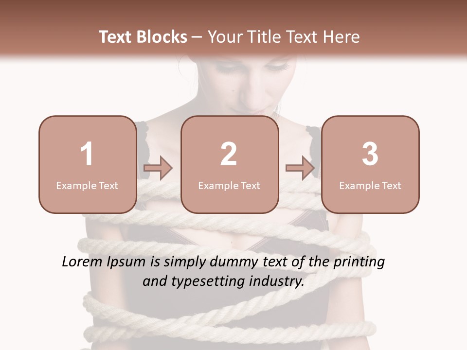 Feminine Unintentional Toil PowerPoint Template