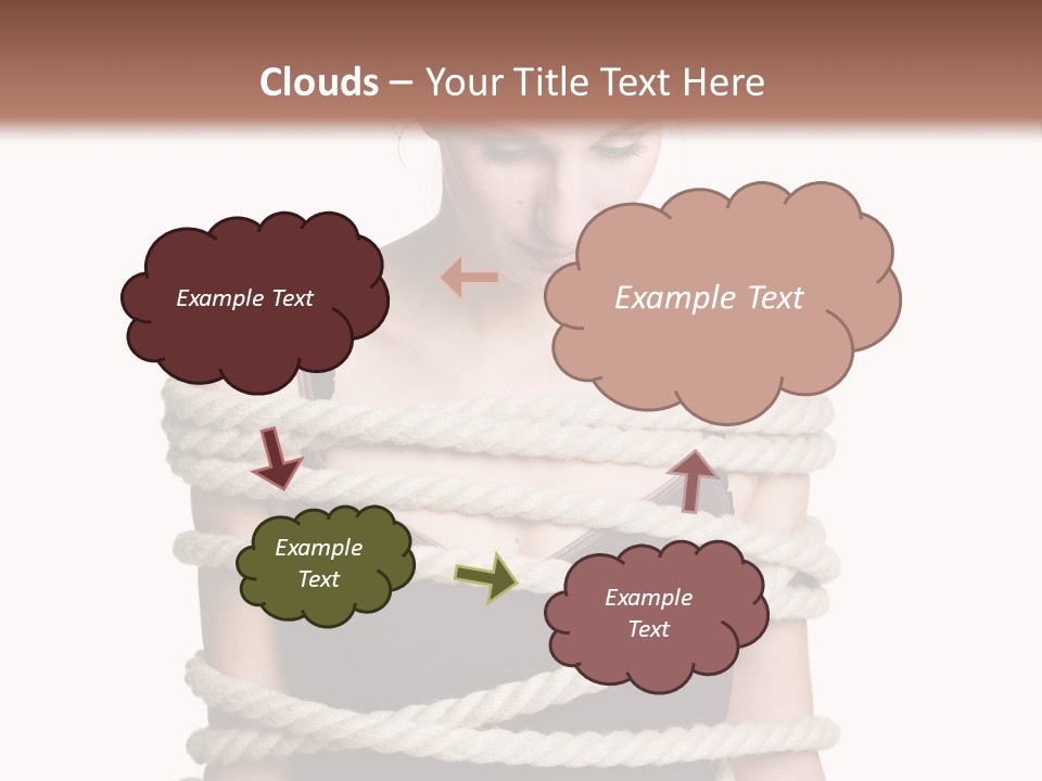 Feminine Unintentional Toil PowerPoint Template