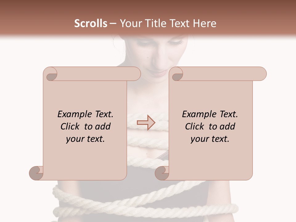 Feminine Unintentional Toil PowerPoint Template