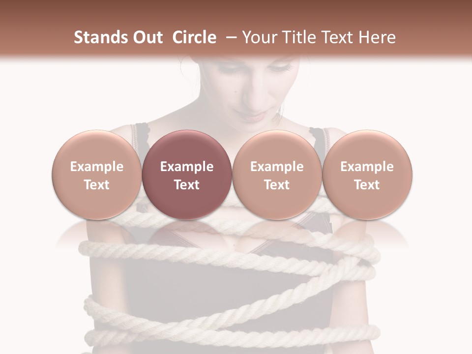 Feminine Unintentional Toil PowerPoint Template