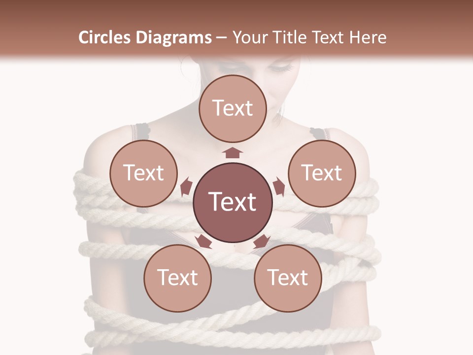 Feminine Unintentional Toil PowerPoint Template