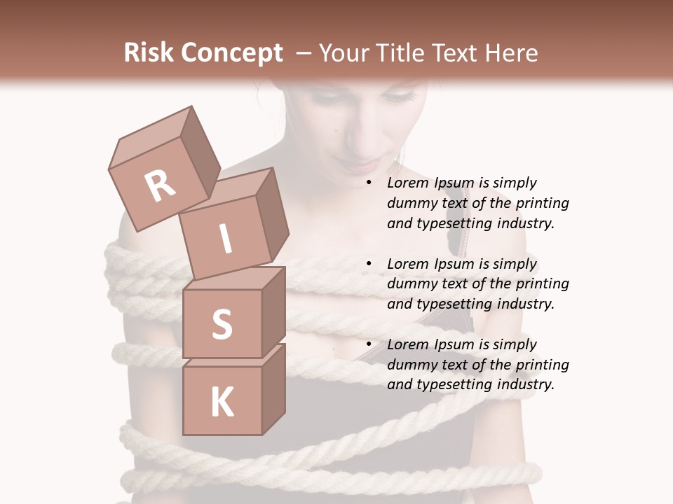 Feminine Unintentional Toil PowerPoint Template