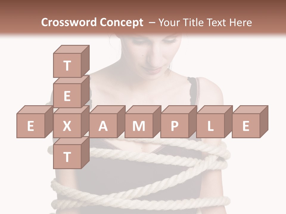 Feminine Unintentional Toil PowerPoint Template