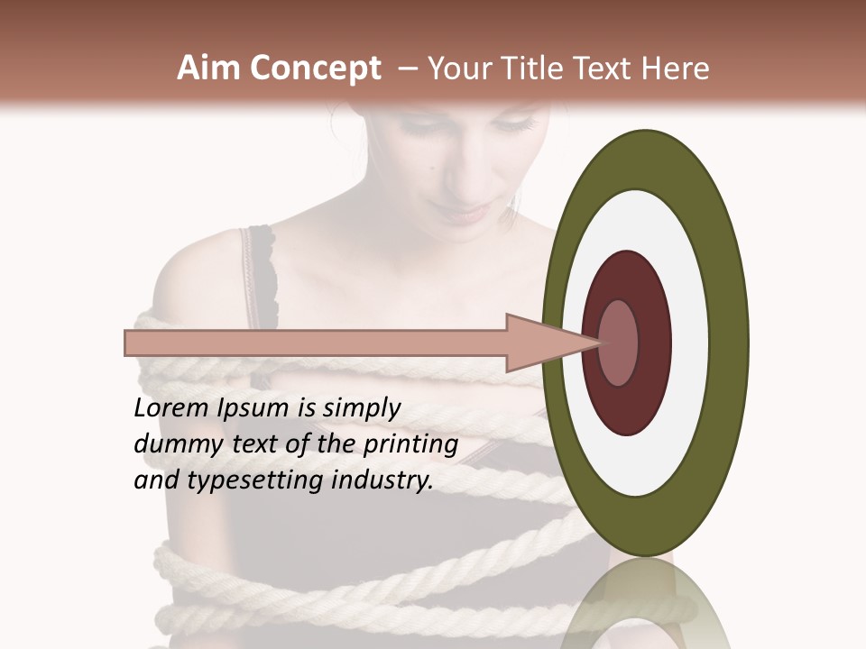 Feminine Unintentional Toil PowerPoint Template