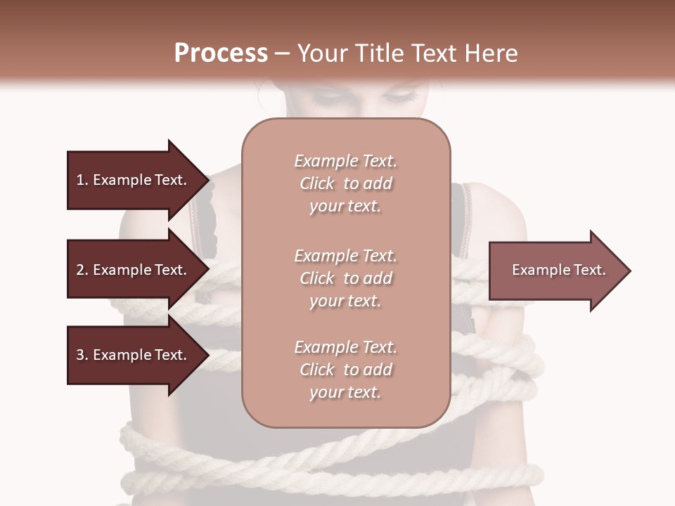 Feminine Unintentional Toil PowerPoint Template