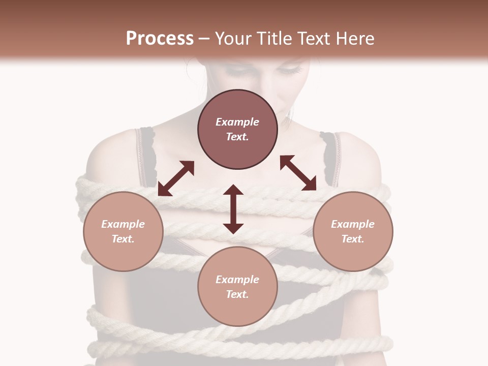 Feminine Unintentional Toil PowerPoint Template