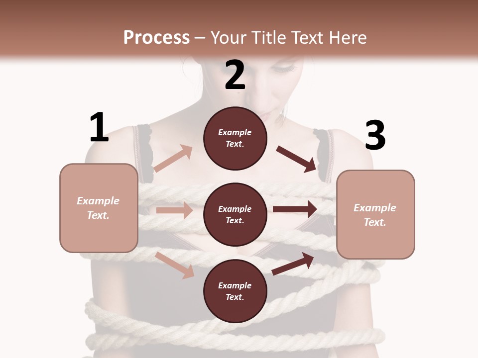 Feminine Unintentional Toil PowerPoint Template