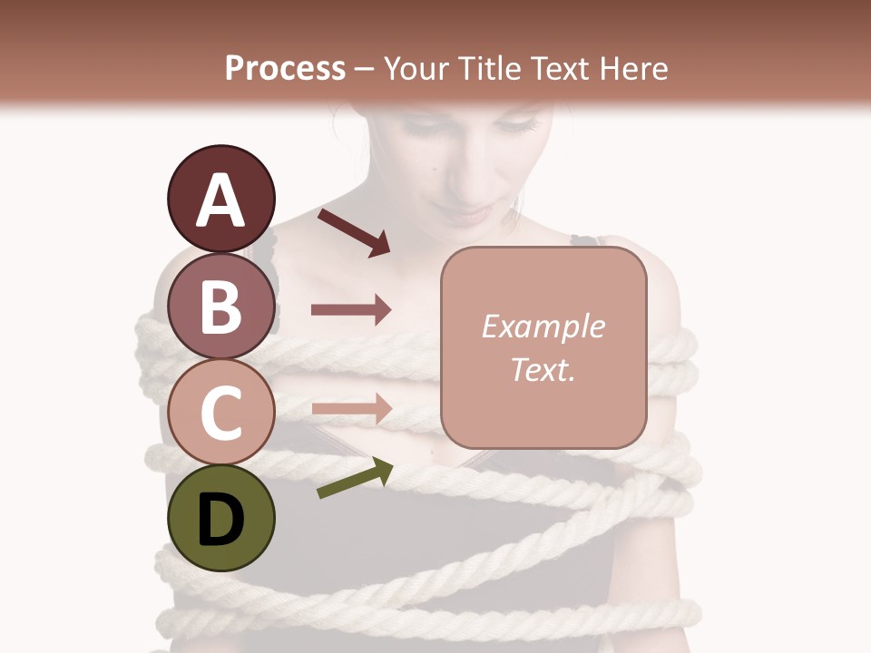 Feminine Unintentional Toil PowerPoint Template