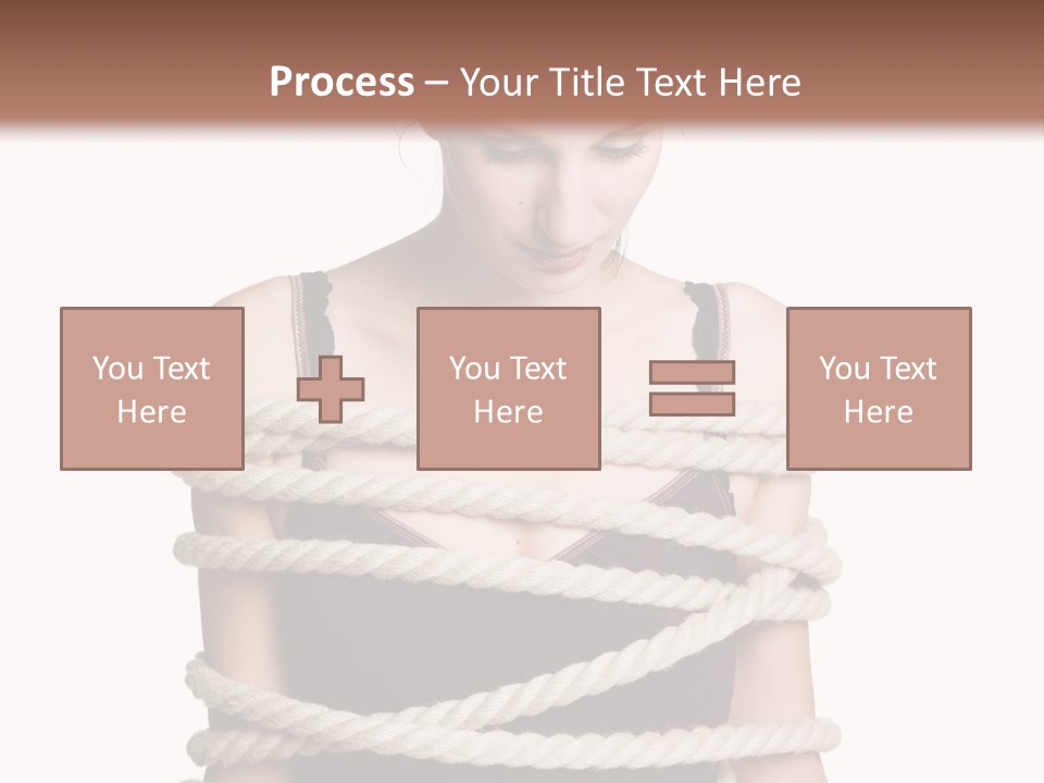 Feminine Unintentional Toil PowerPoint Template