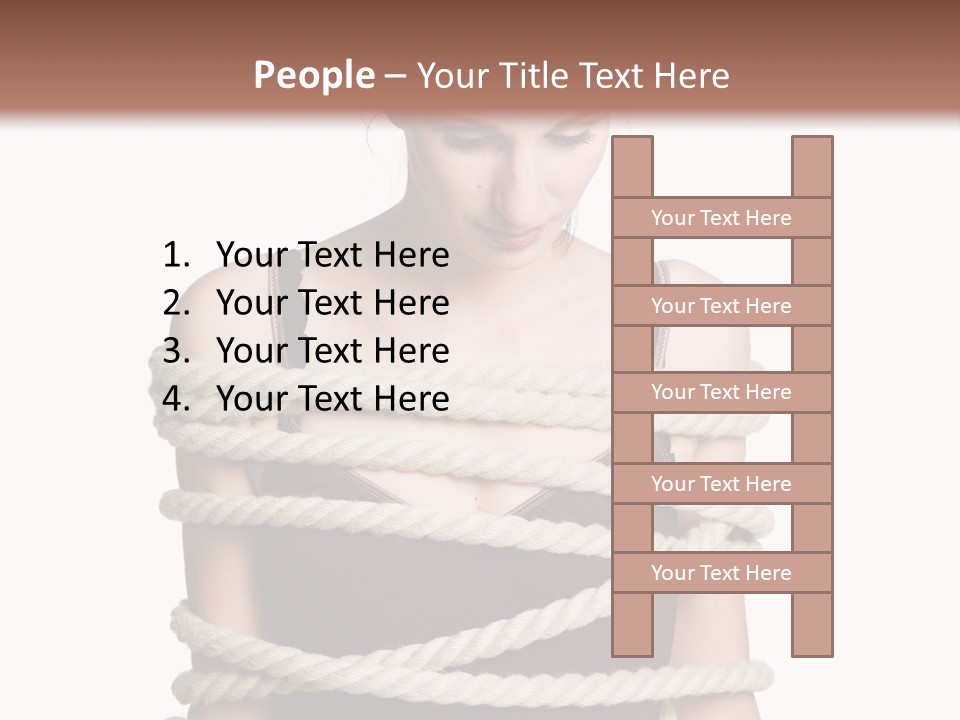 Feminine Unintentional Toil PowerPoint Template