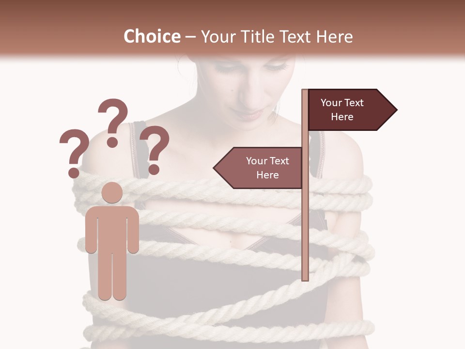 Feminine Unintentional Toil PowerPoint Template