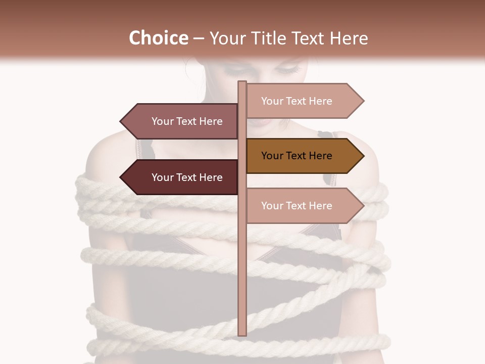 Feminine Unintentional Toil PowerPoint Template