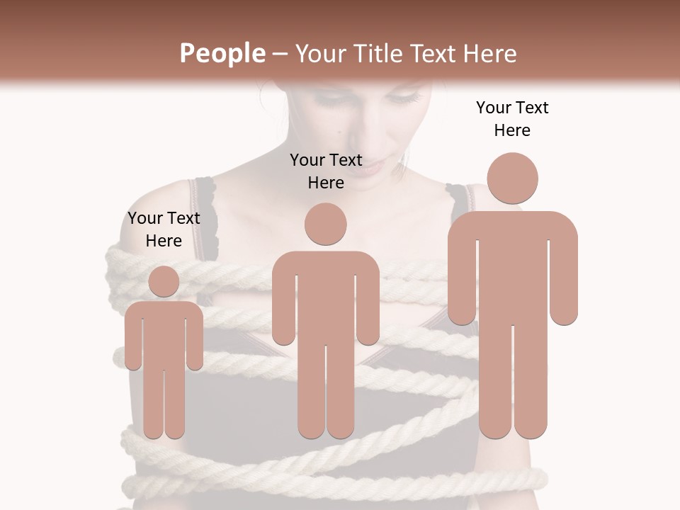 Feminine Unintentional Toil PowerPoint Template