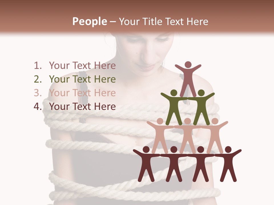 Feminine Unintentional Toil PowerPoint Template