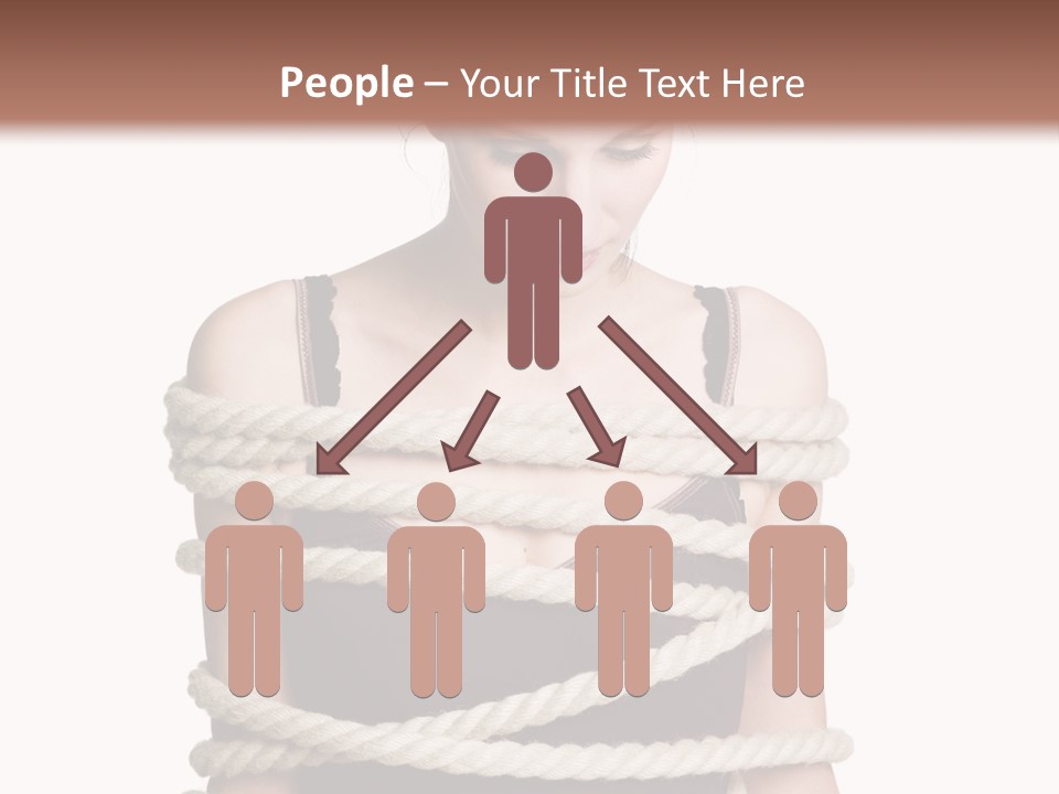 Feminine Unintentional Toil PowerPoint Template