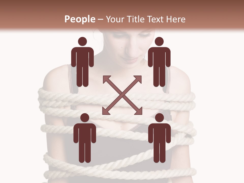 Feminine Unintentional Toil PowerPoint Template