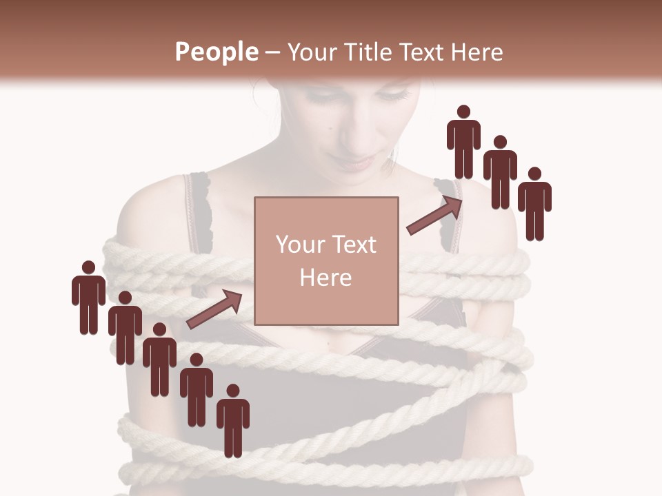 Feminine Unintentional Toil PowerPoint Template