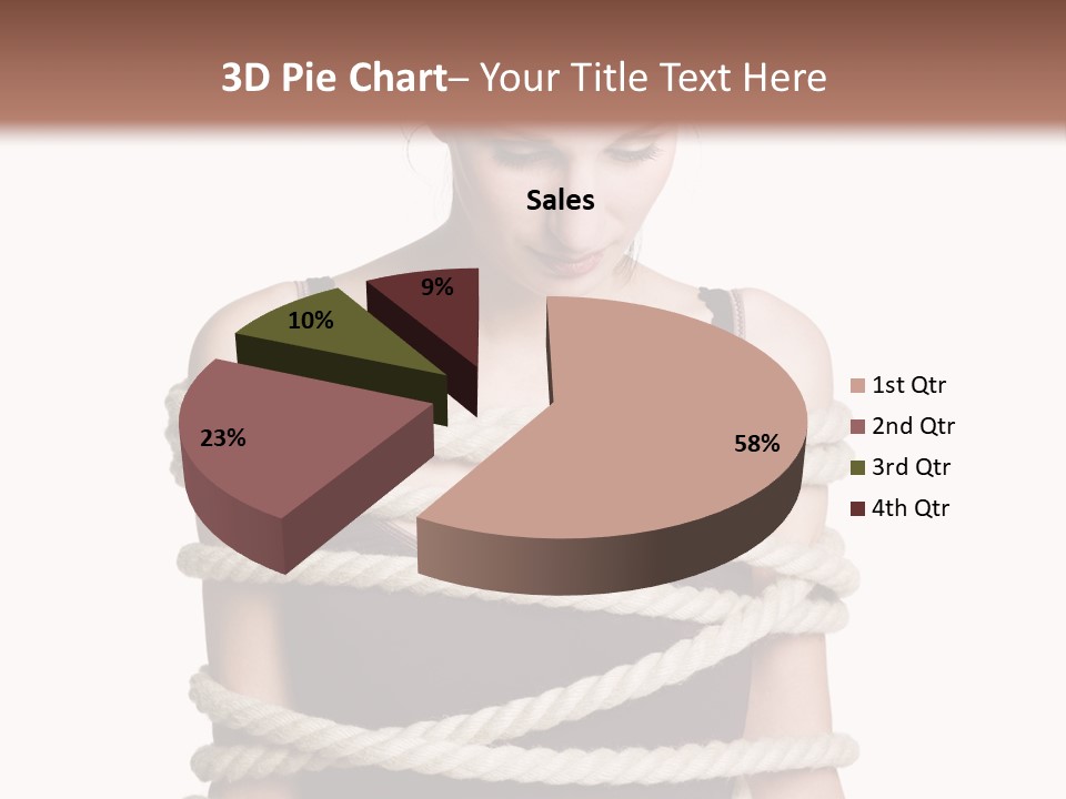 Feminine Unintentional Toil PowerPoint Template