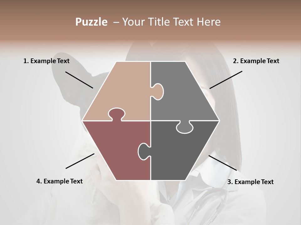 A Woman Holding A Small Dog In Her Arms PowerPoint Template