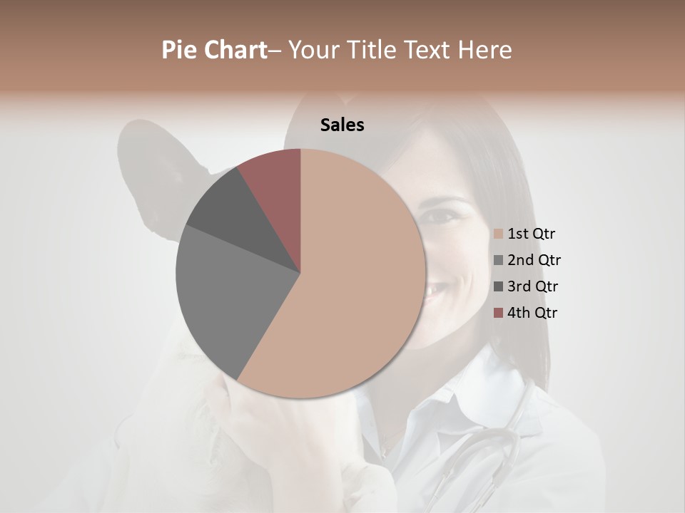 A Woman Holding A Small Dog In Her Arms PowerPoint Template