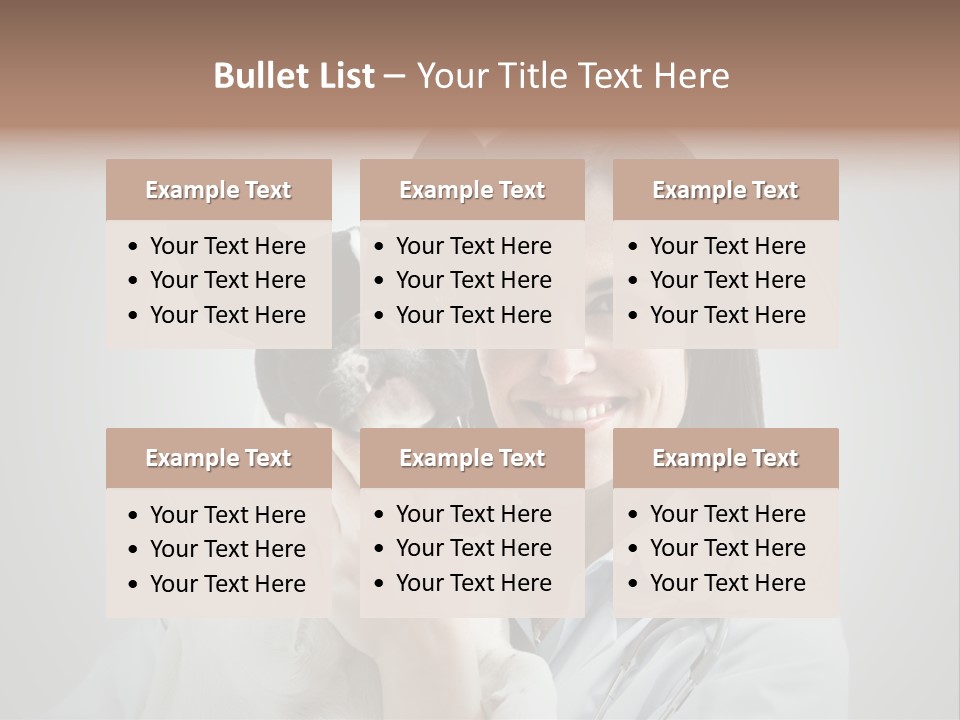 A Woman Holding A Small Dog In Her Arms PowerPoint Template