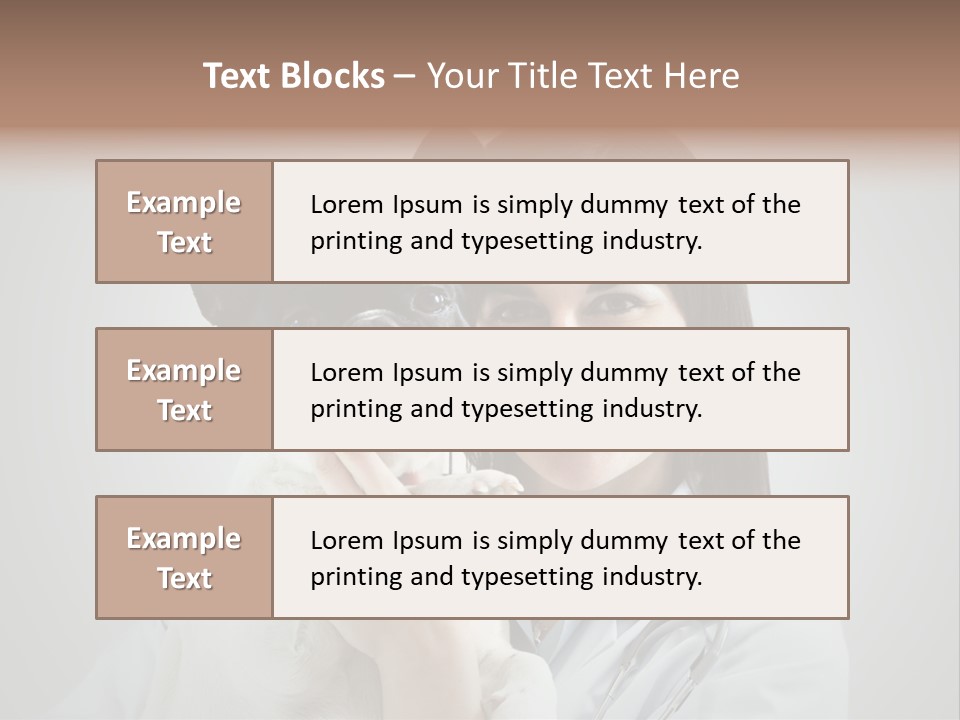 A Woman Holding A Small Dog In Her Arms PowerPoint Template