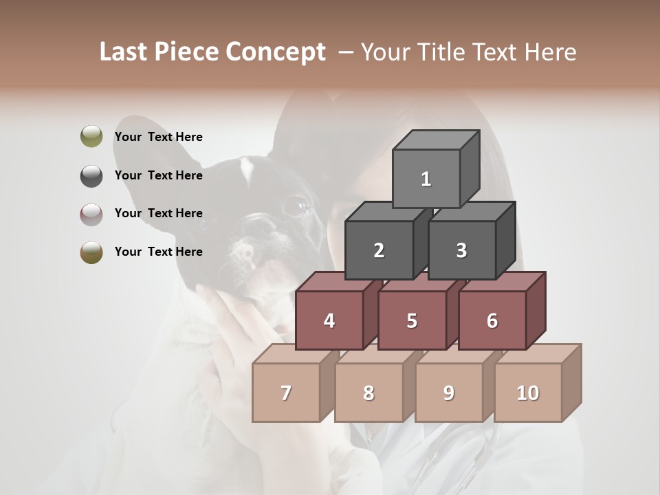 A Woman Holding A Small Dog In Her Arms PowerPoint Template