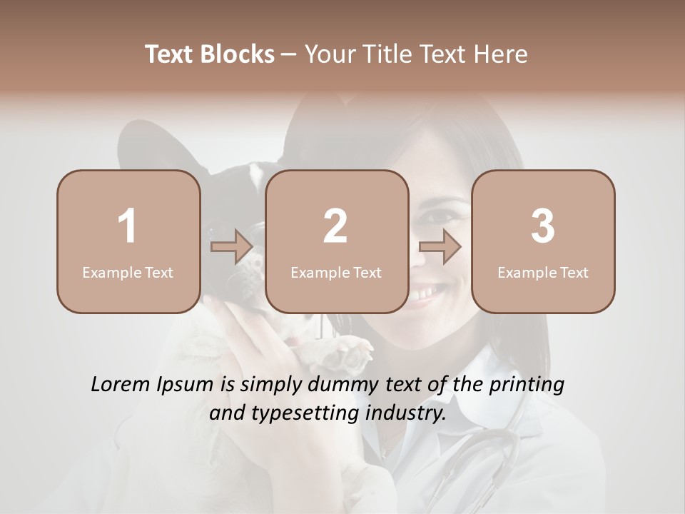 A Woman Holding A Small Dog In Her Arms PowerPoint Template