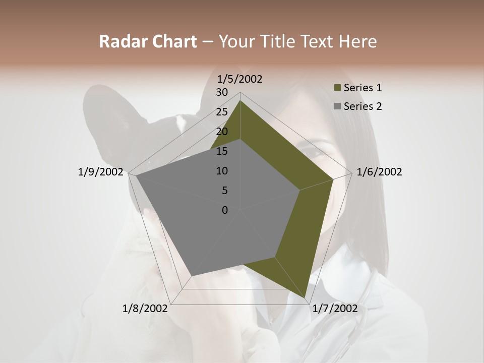 A Woman Holding A Small Dog In Her Arms PowerPoint Template