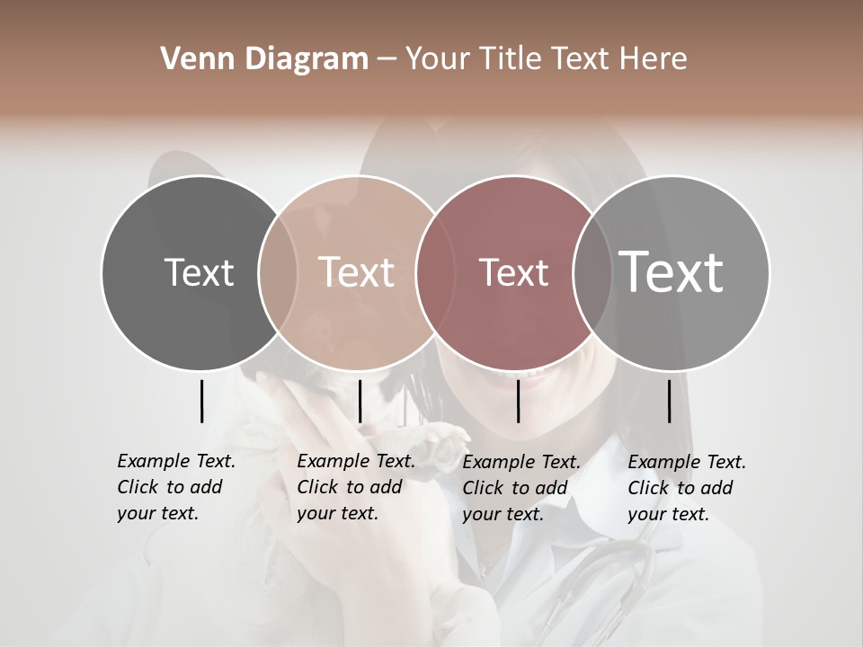 A Woman Holding A Small Dog In Her Arms PowerPoint Template