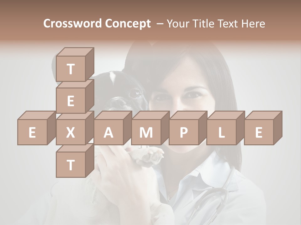 A Woman Holding A Small Dog In Her Arms PowerPoint Template