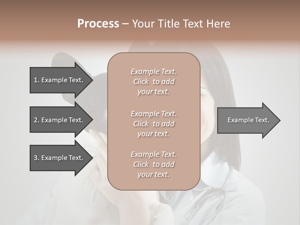 A Woman Holding A Small Dog In Her Arms PowerPoint Template