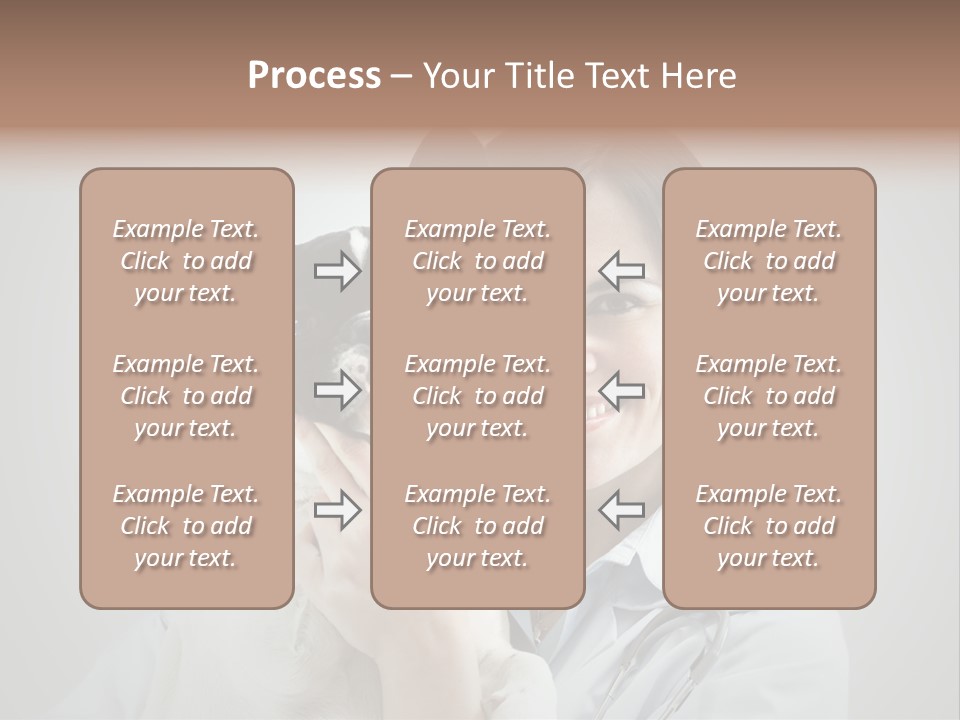 A Woman Holding A Small Dog In Her Arms PowerPoint Template