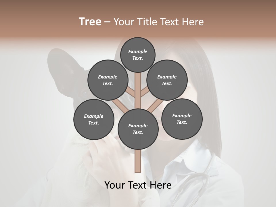 A Woman Holding A Small Dog In Her Arms PowerPoint Template