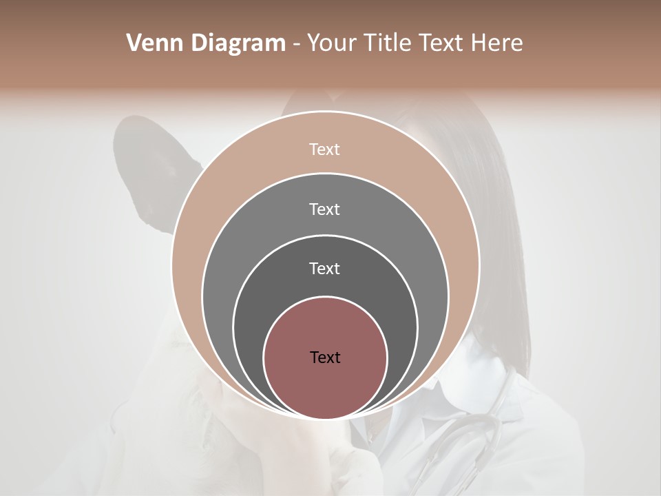 A Woman Holding A Small Dog In Her Arms PowerPoint Template