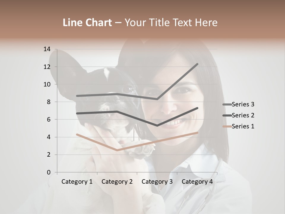 A Woman Holding A Small Dog In Her Arms PowerPoint Template