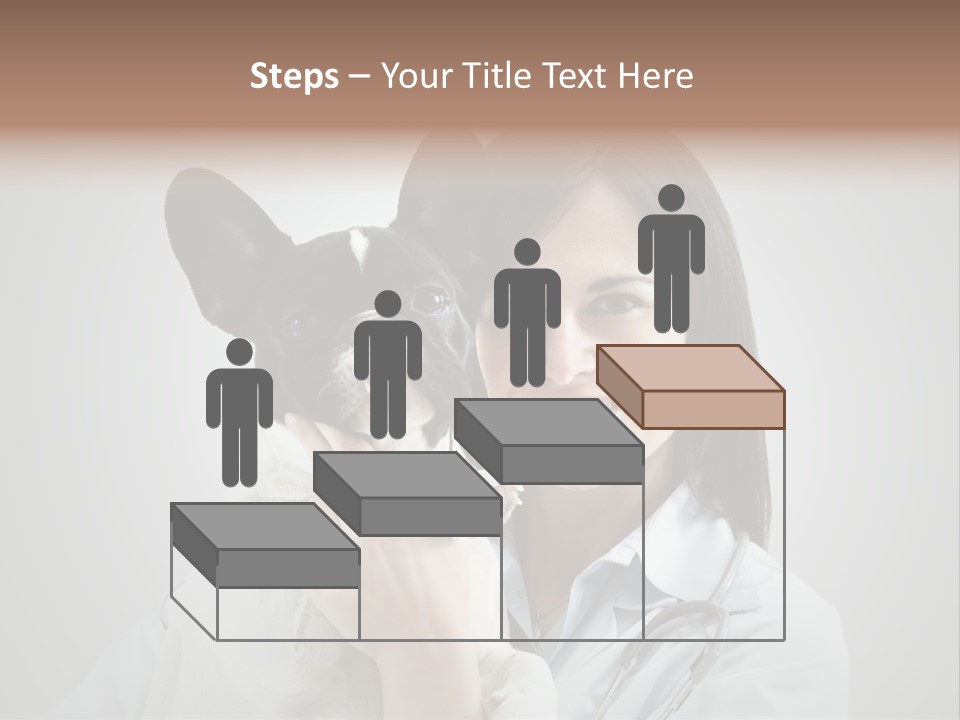 A Woman Holding A Small Dog In Her Arms PowerPoint Template