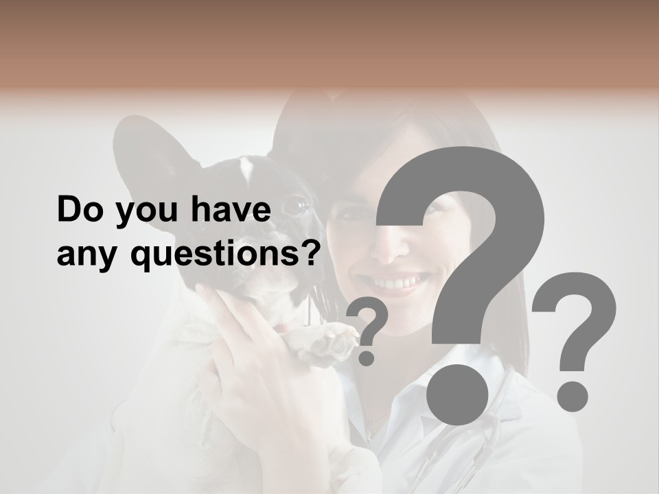 A Woman Holding A Small Dog In Her Arms PowerPoint Template