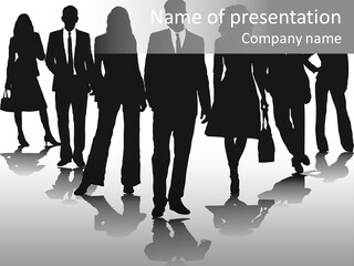 Business Woman Female PowerPoint Template