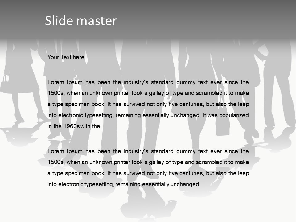 Business Woman Female PowerPoint Template