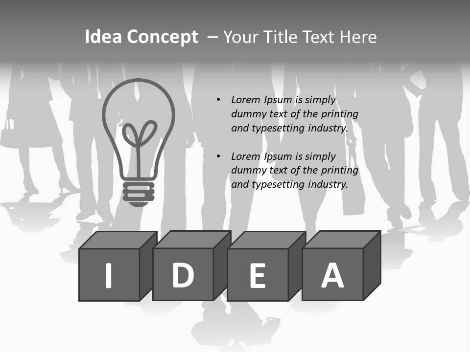 Business Woman Female PowerPoint Template