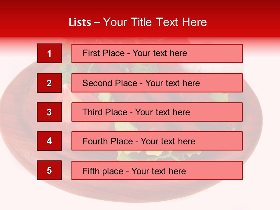 Spicy Bavarian Chop PowerPoint Template