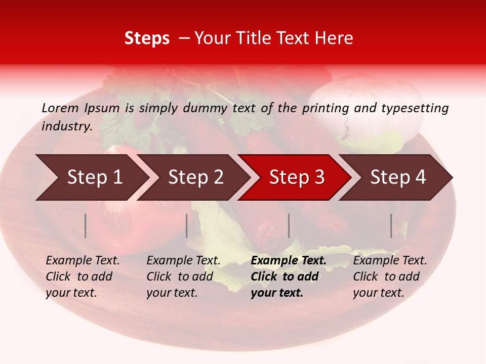 Spicy Bavarian Chop PowerPoint Template