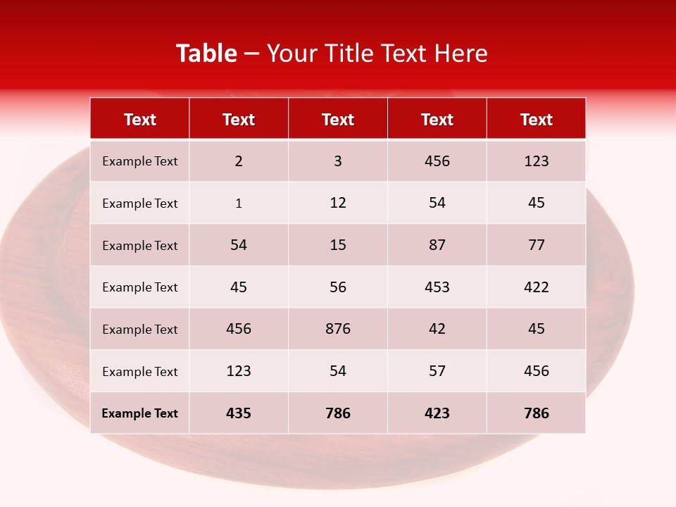 Spicy Bavarian Chop PowerPoint Template