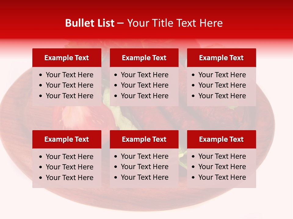 Spicy Bavarian Chop PowerPoint Template