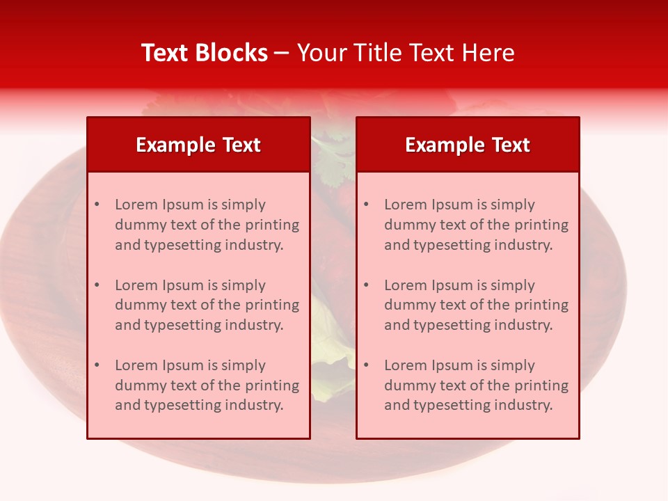 Spicy Bavarian Chop PowerPoint Template